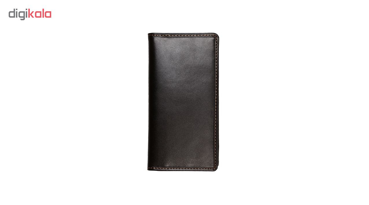 کیف پول مردانه رویال چرم مدل M9-DarkBrown