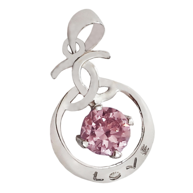 آویز گردنبند نقره مدل LovePi