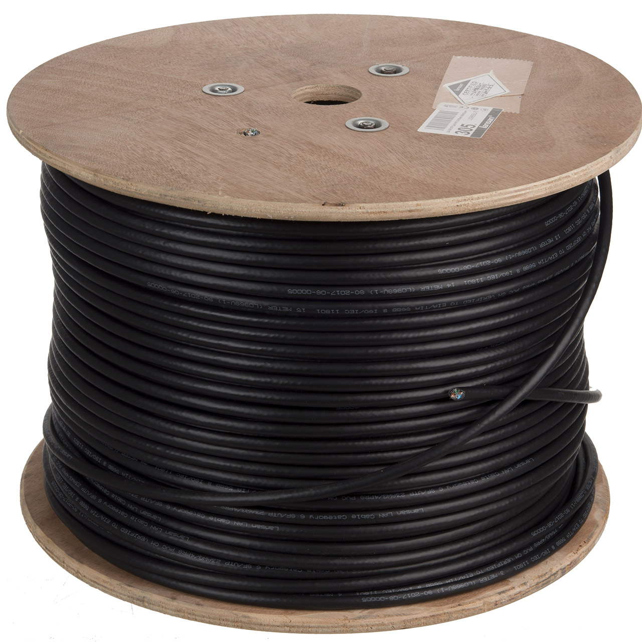 کابل شبکه CAT6 SFTP لنسن مدل LS-6 S/FTP به طول 305 متر