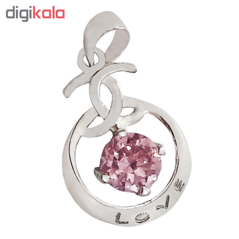 آویز گردنبند نقره مدل LovePi