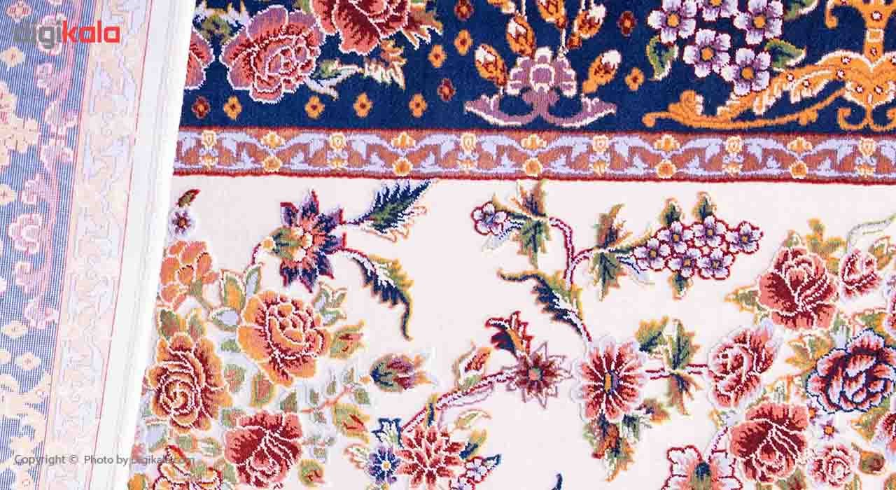 فرش ماشینی عرش طرح بهار زمینه کرم