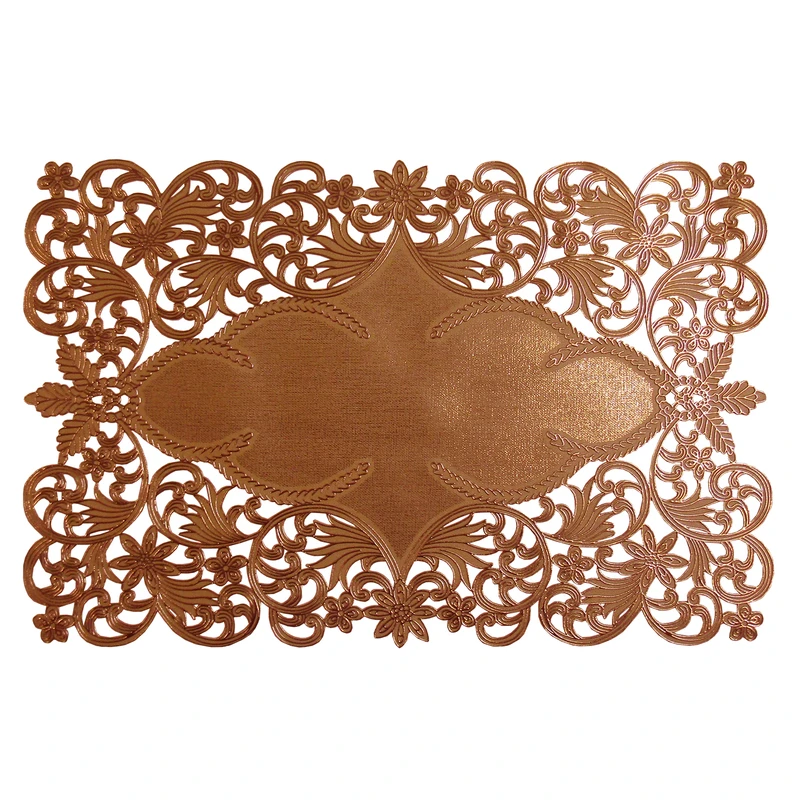 زیربشقابی هوم اند لایف مدل نوین M طرح گل و برگ