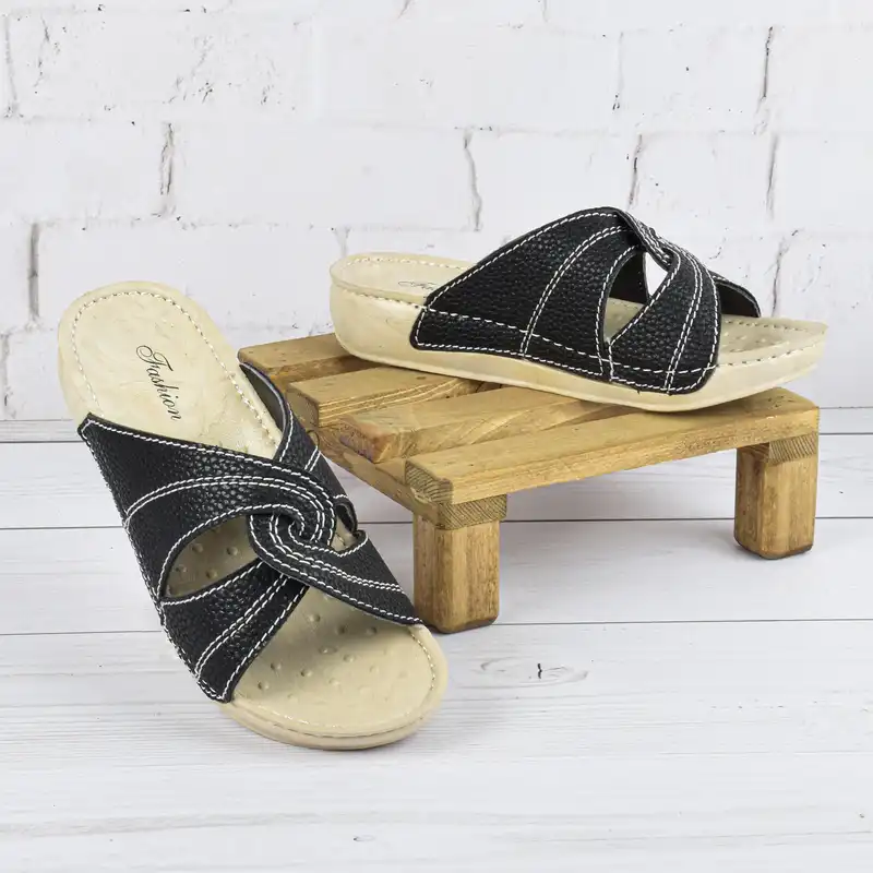 دمپایی زنانه نیکتا مدل شاین کد BK.2950