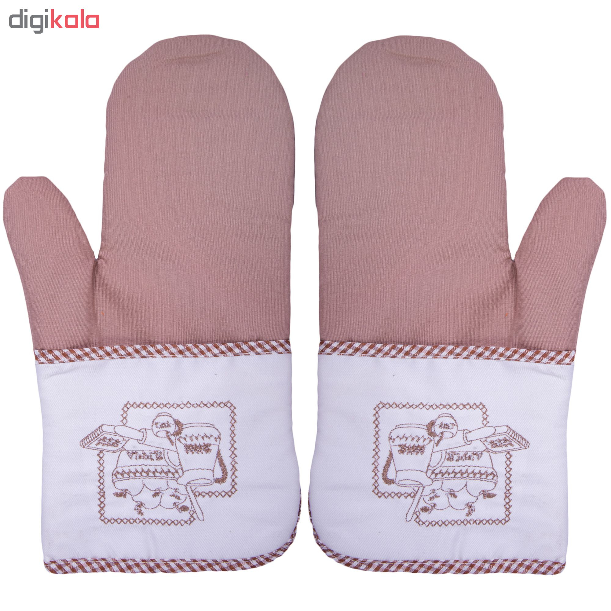 دستکش فر آشپزخانه ناب زیست مدل Kichen Pack