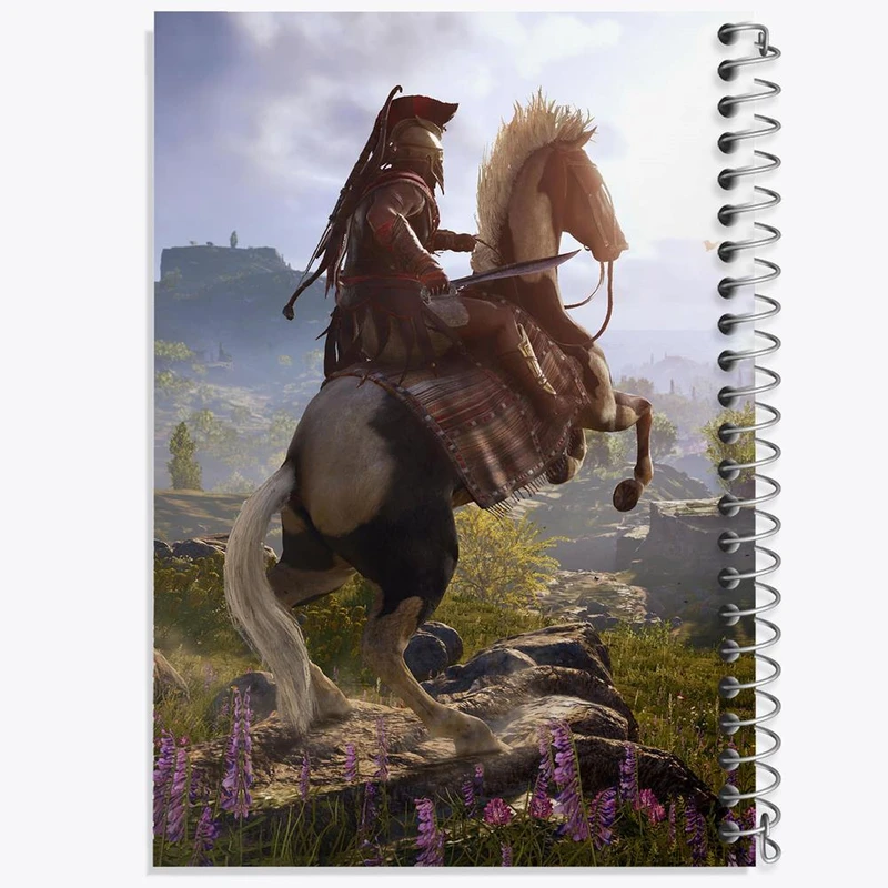 دفتر مشق 50 برگ خندالو مدل بازی اساسینز کرید Assassins Creed کد 27901