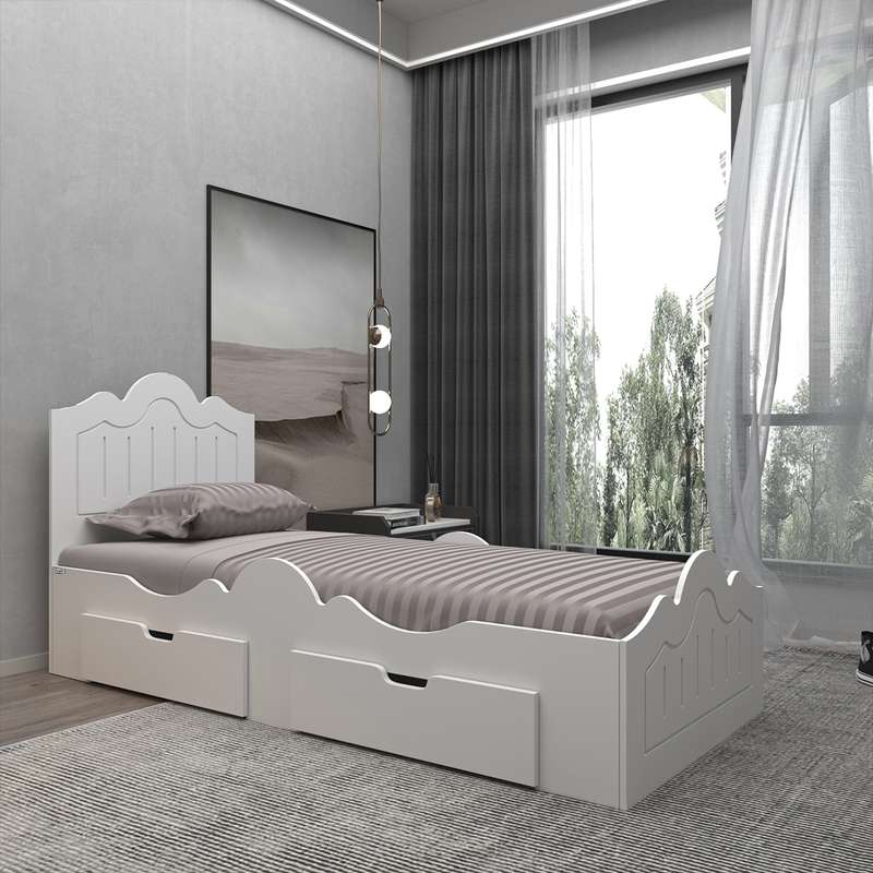 تخت خواب یک نفره اعیان مدل FH718 سایز 90x200 سانتی متر