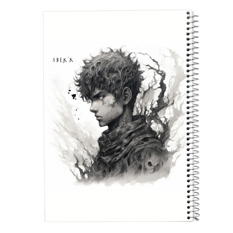 دفتر شطرنجی 50 برگ مدوپد مدل berserk کد DF2024