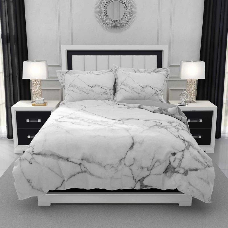 سرویس روتختی مدل ماربل کهکشانی DF16 دو نفره 6 تکه