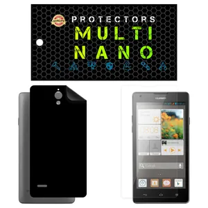 Multi Nano X-SFM Screen Protector For Huawei Ascend G700 with back skin