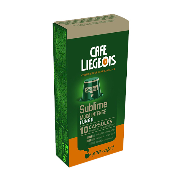 کپسول قهوه cafe liegeois مدل Sublime Lungo