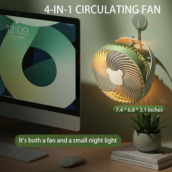 پنکه رومیزی مدل KLW-F9 ظرفیت 1500میلی امپر ساعت