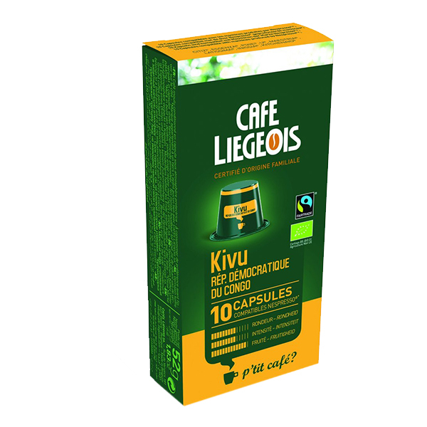کپسول قهوه cafe liegeois مدل Kivu R.D.Congo