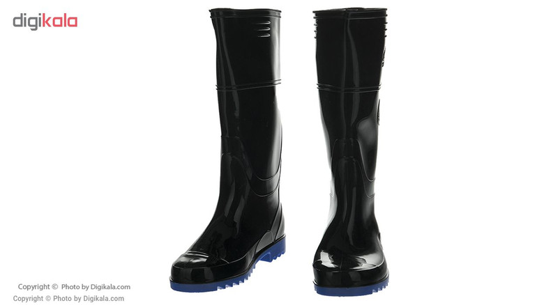 چکمه ایمنی مشکی شهپر مدل ساق بلند مواد نو چکمه ایمنی مشکی شهپر مدل ساق بلند مواد نو