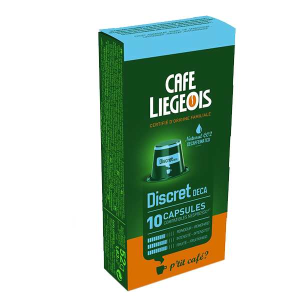 کپسول قهوه cafe liegeois مدل Discret Deca