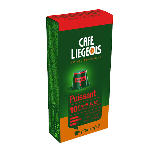 کپسول قهوه cafe liegeois مدل Puissant