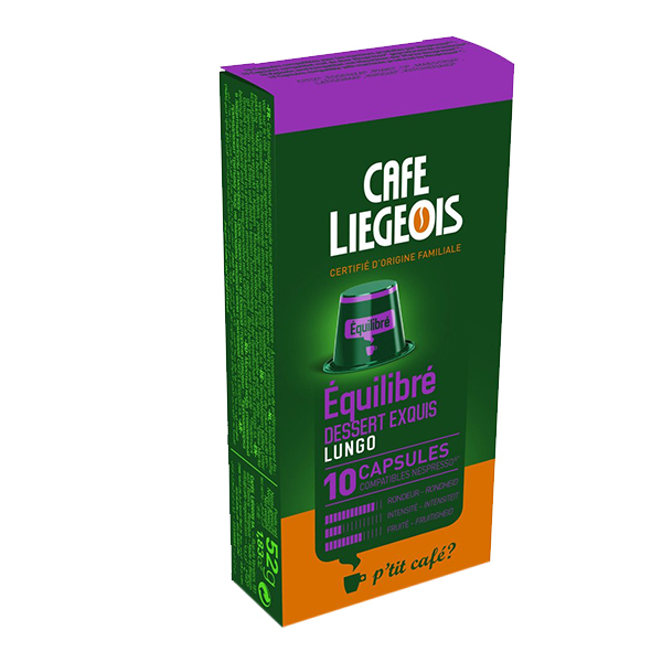کپسول قهوه cafe liegeois مدل Equilibre Lungo