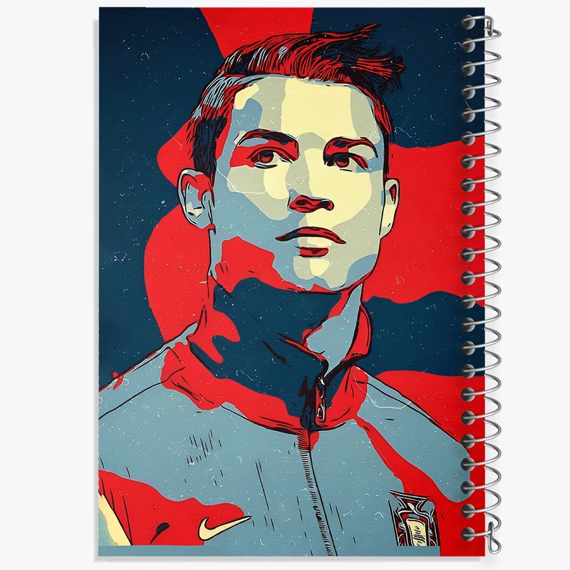 دفتر مشق 100 برگ خندالو طرح کریستیانو رونالدو کد N2822