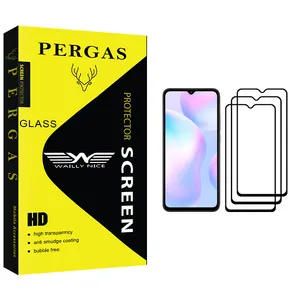 Waily Nice Pergas Glass Screen Protector For Xiaomi Redmi 9A Pack Of 3