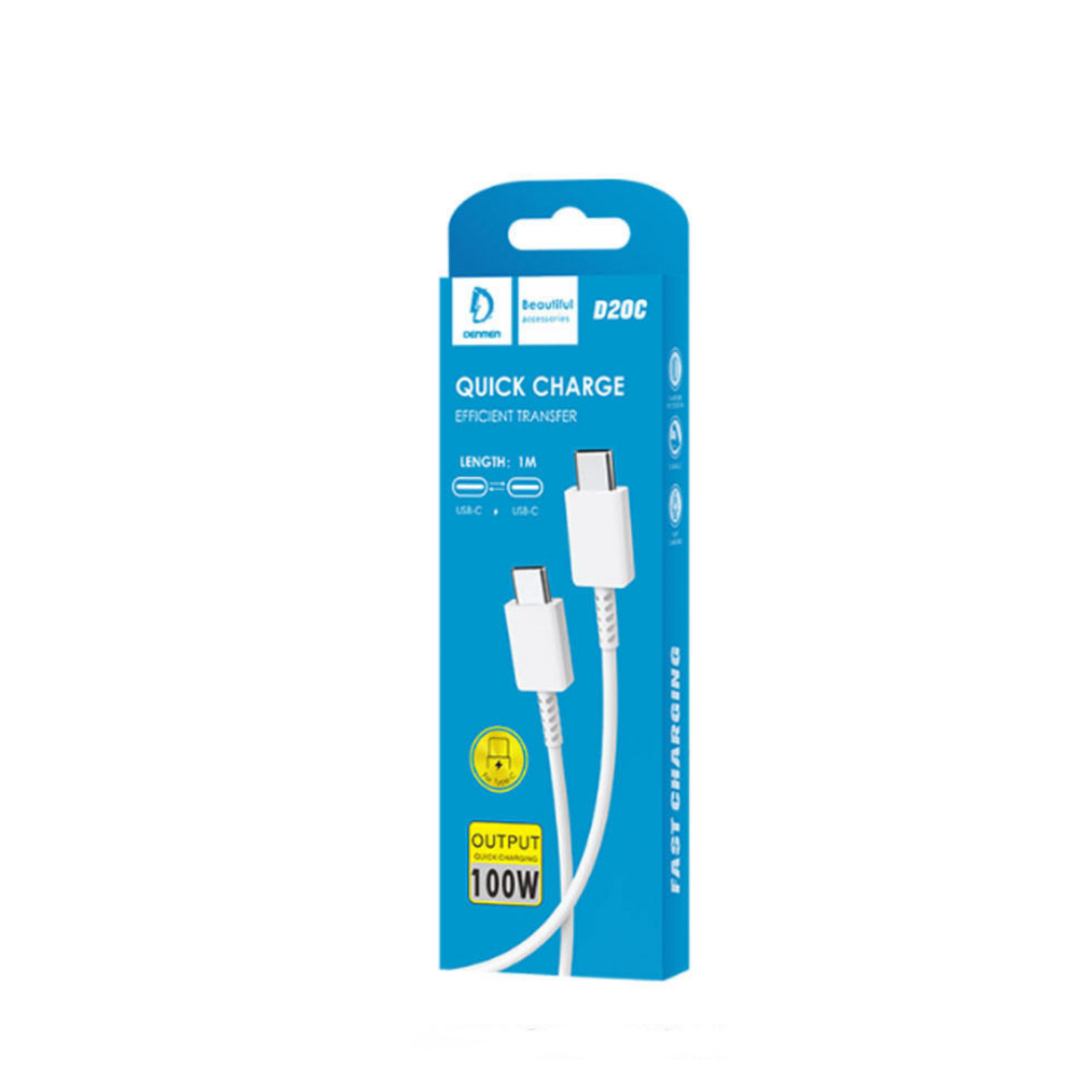 کابل usb-c دنمن مدل D20C طول یک متر