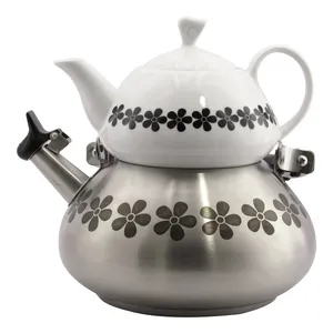 ست کتری قوری پرستیژ مدل آفتابگردان