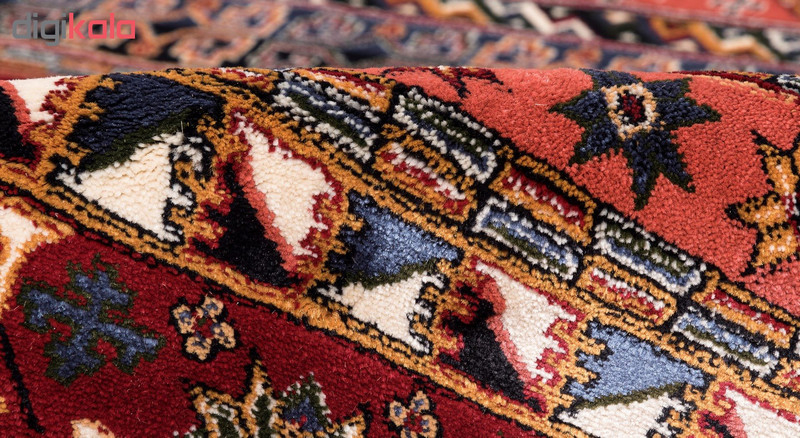 گبه ماشینی دنیای فرش کد 511S زمینه سرمه ای