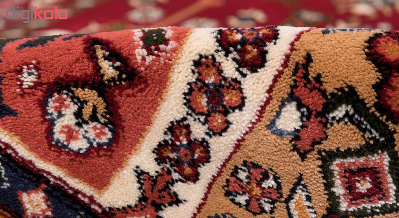 گبه ماشینی دنیای فرش کد 508R زمینه روناسی