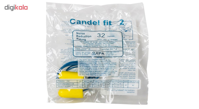 گوش گیر مدل Candel Fit 2 بسته 20 جفتی گوش گیر مدل Candel Fit 2 بسته 20 جفتی