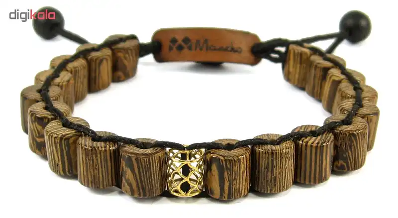 دستبند طلا 18عیار مردانه مانچو مدل bfg046