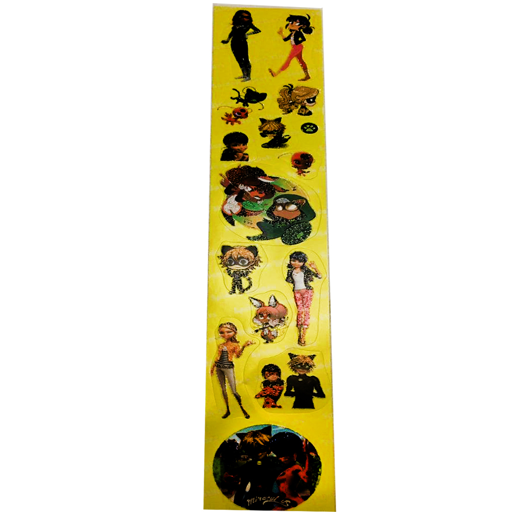 برچسب طرح دختر کفشدوزکی کدMr-205