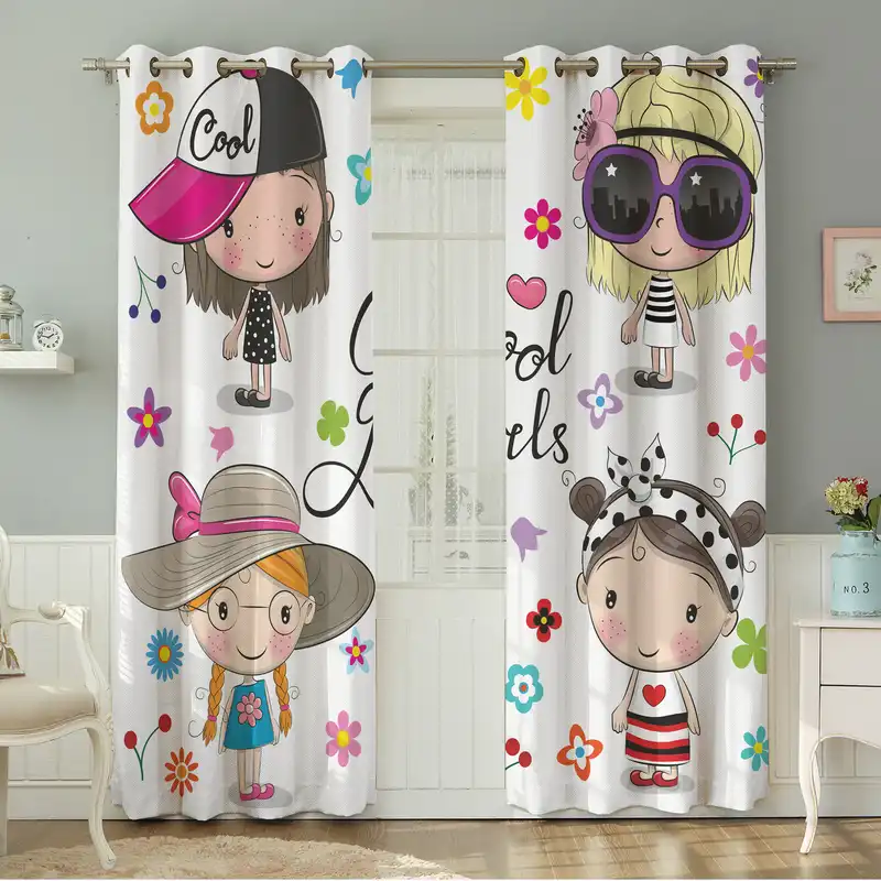 پرده نیروانا طرح کودک مدل مخمل کد 8658 سایز 140×280 سانتی متر