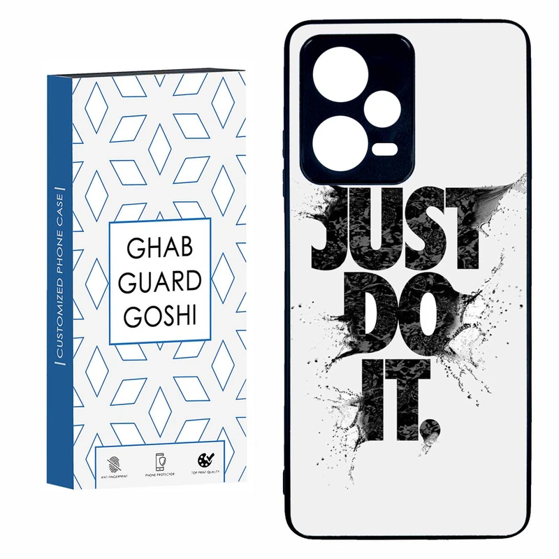 کاور قاب گارد گوشی طرح just do it کد TPU-107 مناسب برای گوشی موبایل شیائومی  REDMI NOTE 12 PRO 5G