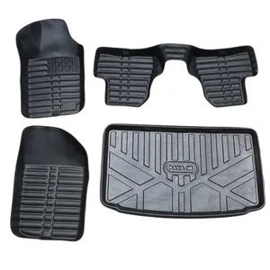 کفپوش سه بعدی خودرو پایا مدل MC680 دور دوخت مناسب برای 206 به همراه کفپوش صندوق