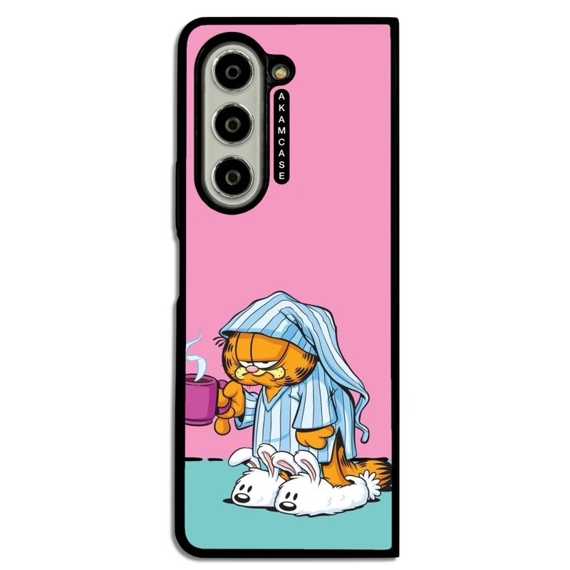 کاور آکام مدل AMC-WSGZFOLD5-GARFIELD14 مناسب برای گوشی موبایل سامسونگ Galaxy Z Fold 5