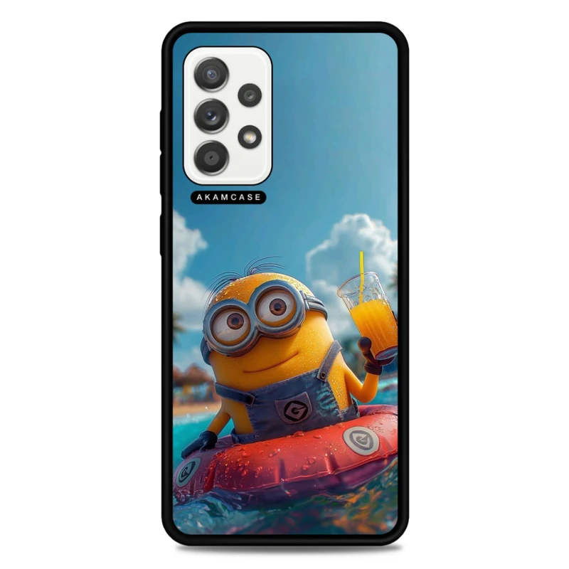 کاور آکام مدل AMC-WSGA52-MINIONS5 مناسب برای گوشی موبایل سامسونگ Galaxy A52