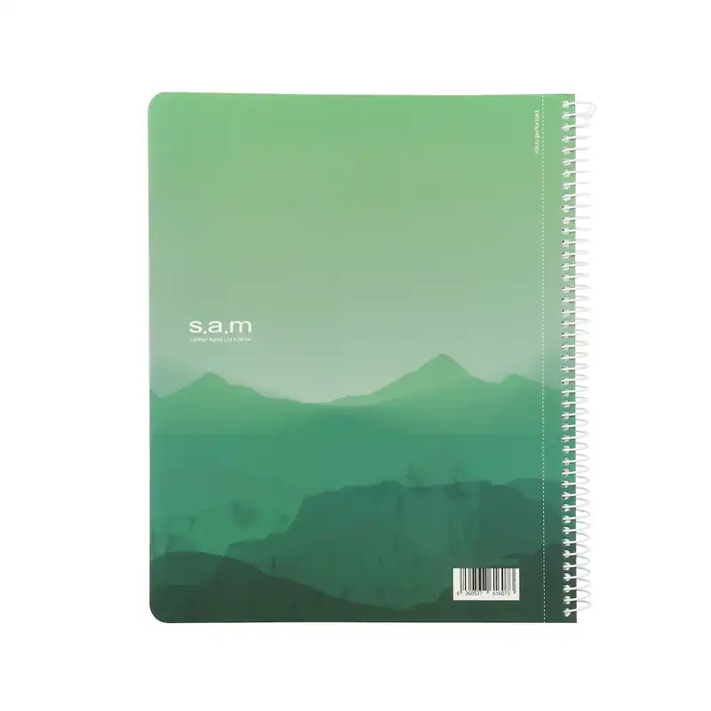 دفتر مشق 120 برگ سم طرح کوهستان