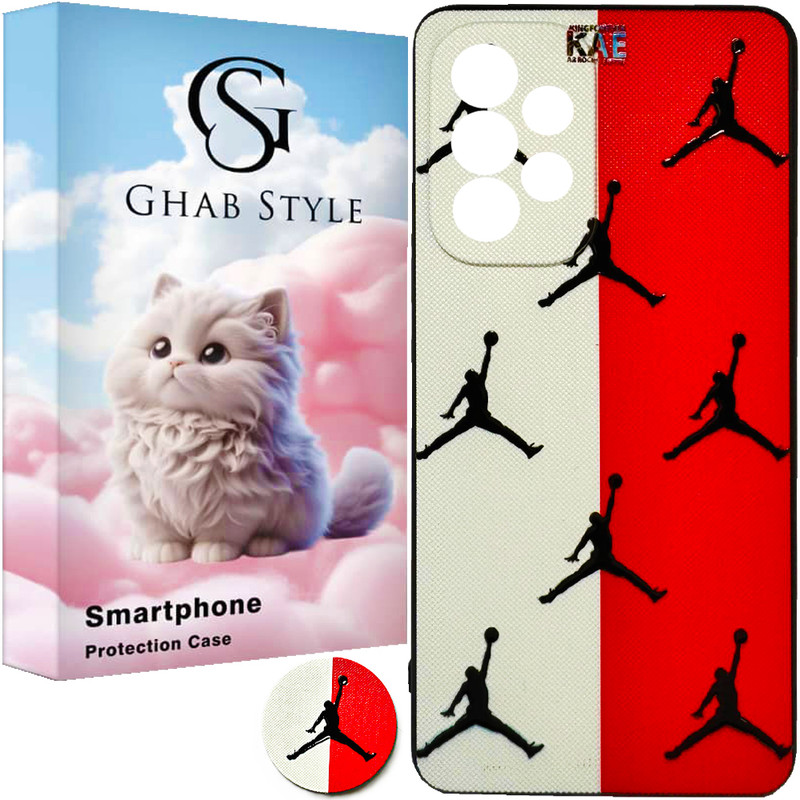 کاور قاب استایل مدل Sport مناسب برای گوشی موبایل سامسونگ Galaxy A53 / A53 5G به همراه پاپ سوکت