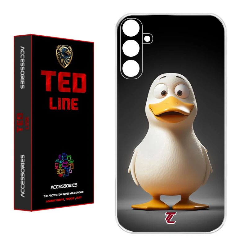 کاور تد لاین طرح اردک کد 1124 مناسب برای گوشی موبایل سامسونگ Galaxy S24 FE