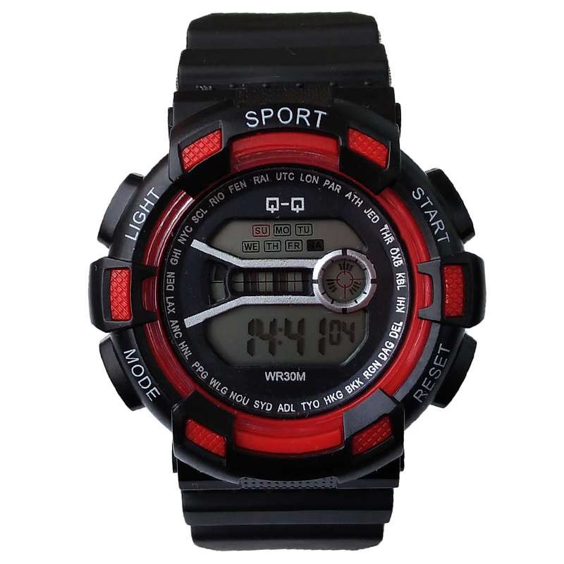 ساعت مچی دیجیتال پسرانه کیو اند کیو کد 1398 ساعت مچی دیجیتال پسرانه کیو اند کیو کد 1398