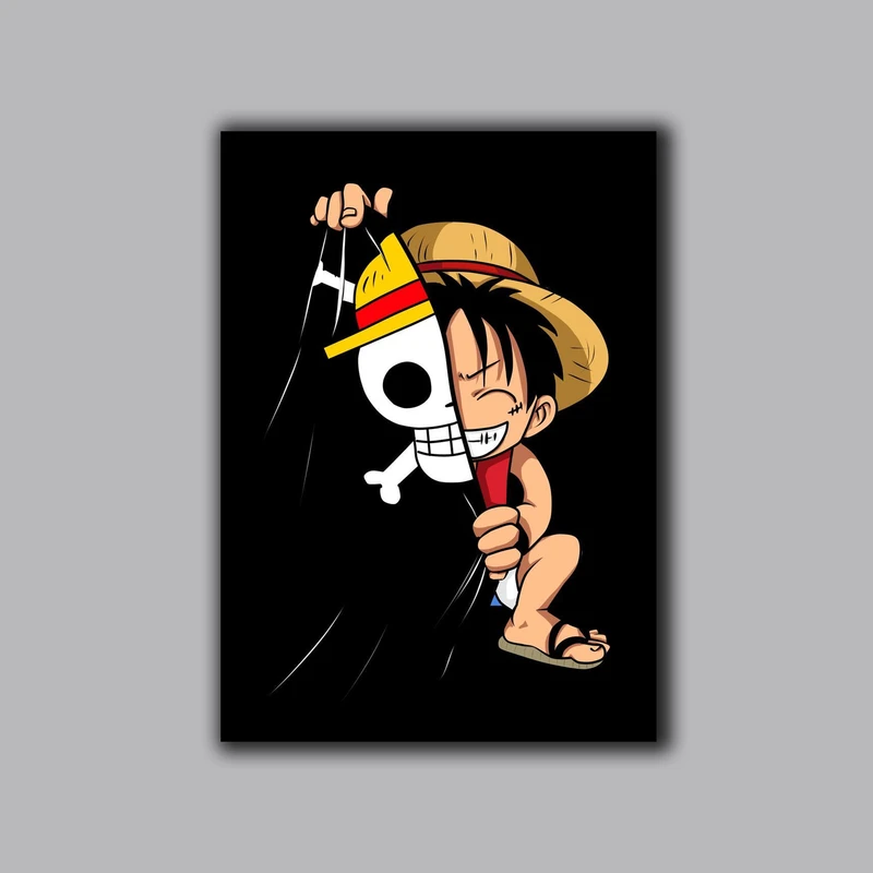 تابلو شاسی مدل انیمه وان پیس One Piece کد LA-10366