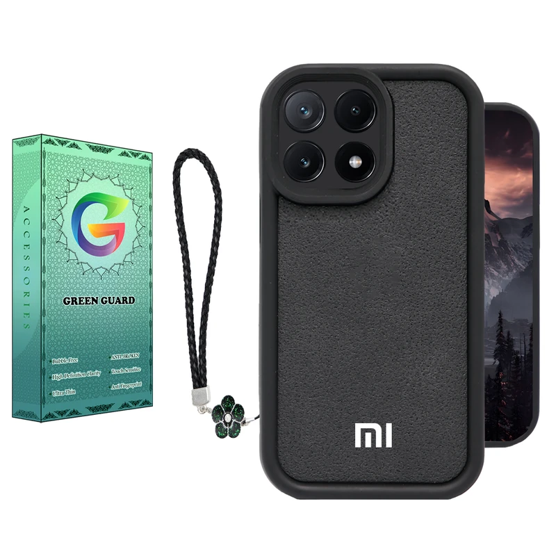 کاور گرین گارد مدل Leather-BAND 444 مناسب برای گوشی موبایل شیائومی Poco X6 Pro به همراه بندآویز