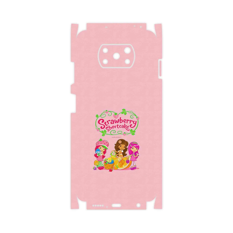 برچسب پوششی ماهوت مدل Strawberry Shortcake-FullSkin مناسب برای گوشی موبایل شیائومی Poco X3 Pro