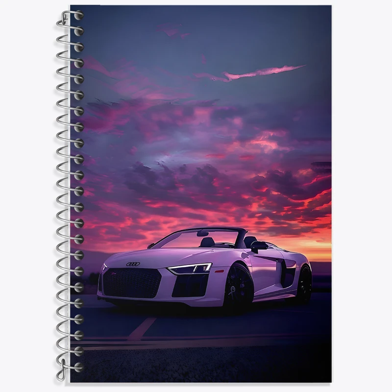 دفتر نت موسیقی 50 برگ خندالو طرح ماشین اسپرت کد F5193