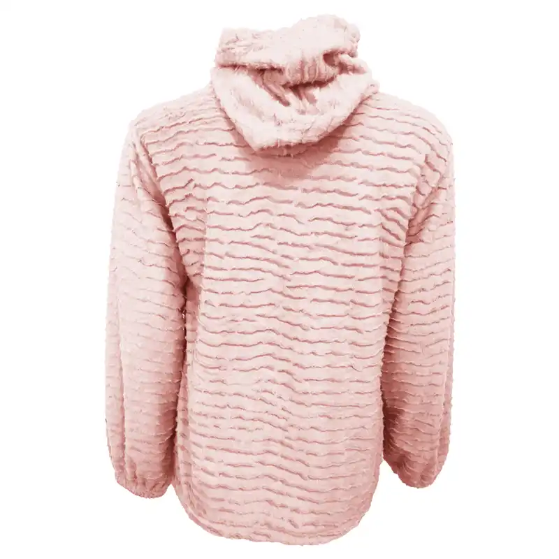 هودی زنانه مدل تدی راه راه کد tm-2499