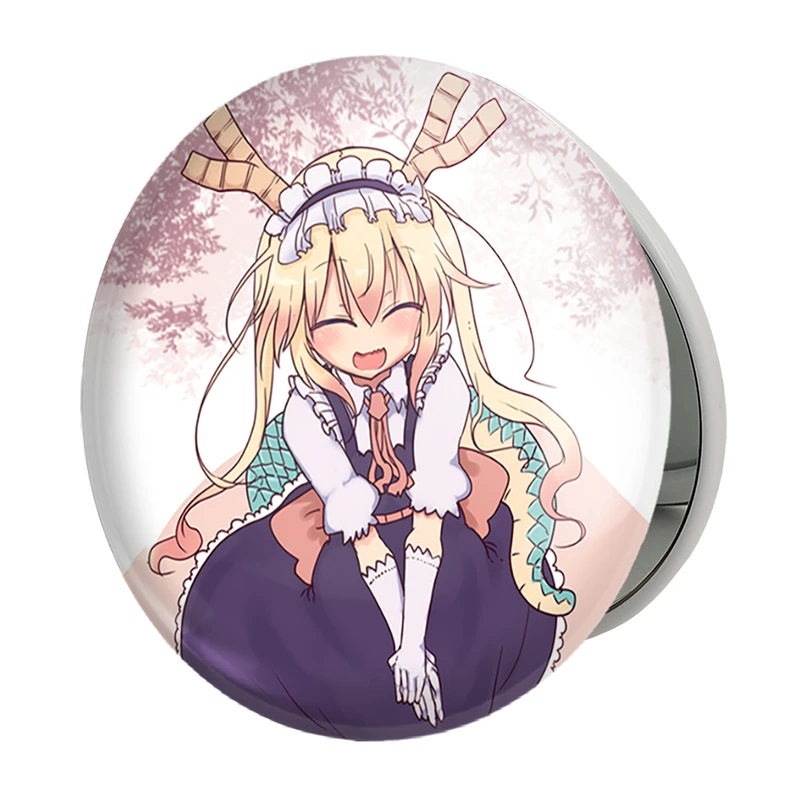 آینه جیبی خندالو طرح توهرو انیمه اژدهای خدمتکار کوبایاشی مدل تاشو کد 36342