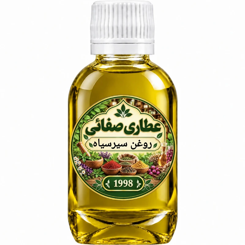 روغن سیر سیاه عطاری صفائی کد 43 حجم 50 میلی لیتر 