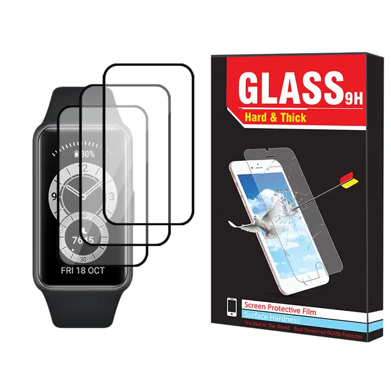 محافظ صفحه نمایش نانو هارد اند تیک مدل NHT مناسب برای ساعت هوشمند هوآوی Watch Band 6 بسته سه عددی