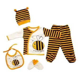 ست 5 تکه لباس نوزادی مدل necixs 3011