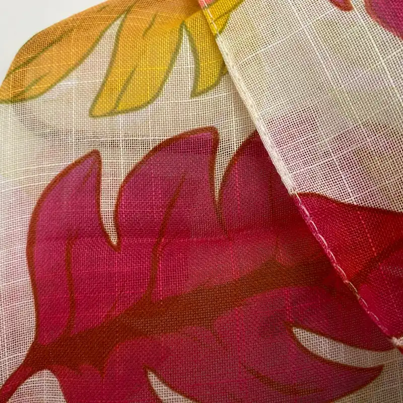 شال زنانه مدل نخی لینن هاوایی کد 8809