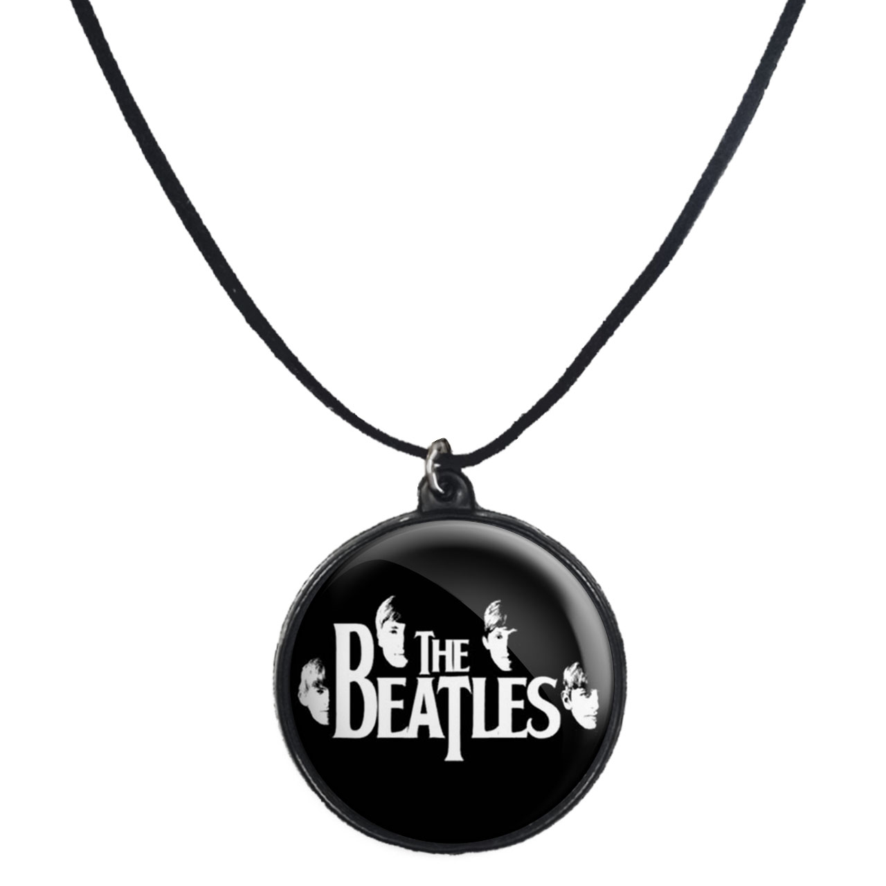 گردنبند پرمانه طرح بیتلز کد pmb.1471 مدل دو طرفه