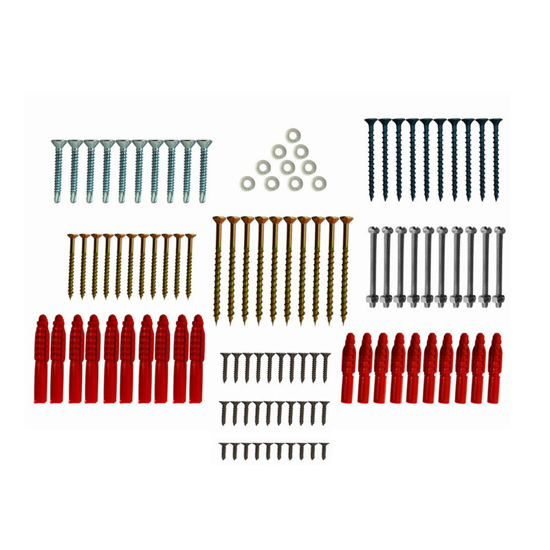 پیچ و رول پلاک تکنو باغلانتی مدل Tek-120 مجموعه 120 عددی